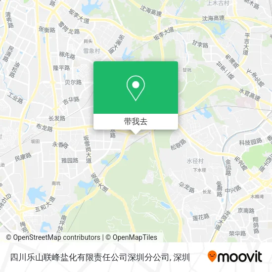 四川乐山联峰盐化有限责任公司深圳分公司地图