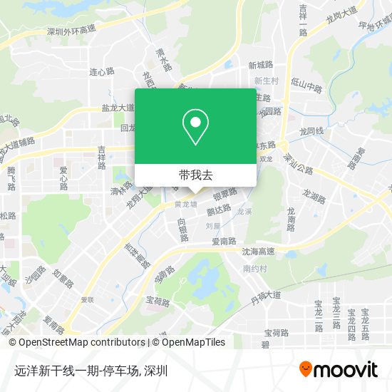 远洋新干线一期-停车场地图