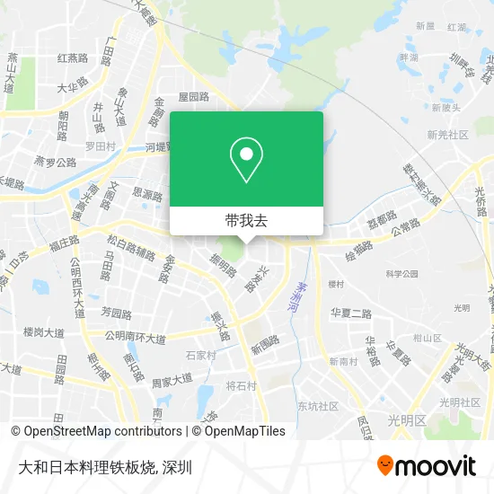 大和日本料理铁板烧地图
