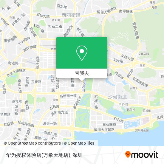 华为授权体验店(万象天地店)地图