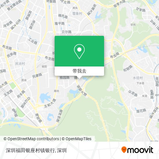 深圳福田银座村镇银行地图