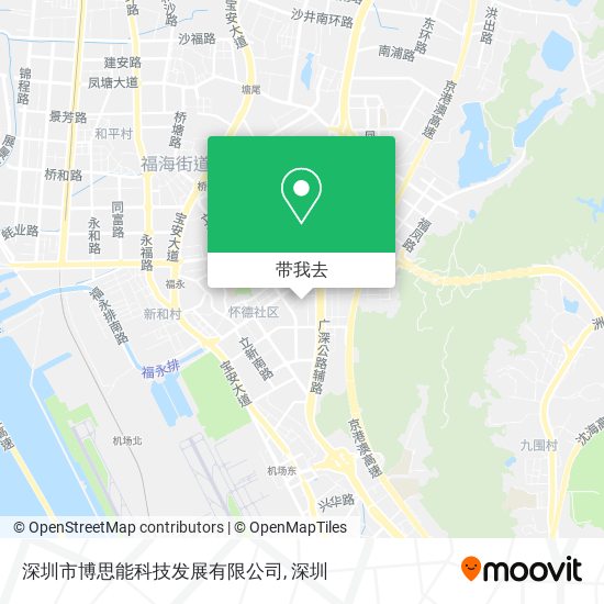 深圳市博思能科技发展有限公司地图