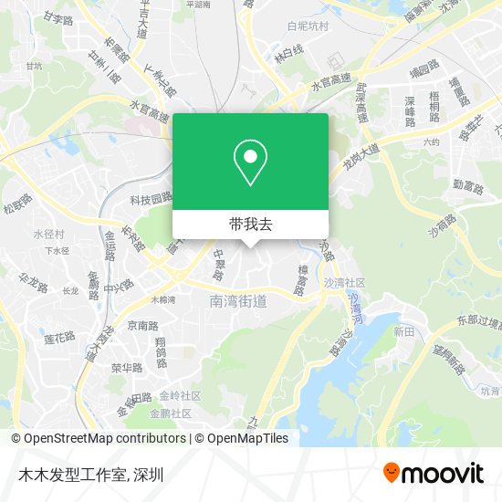 木木发型工作室地图