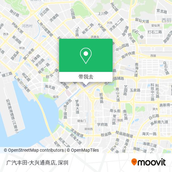 广汽丰田-大兴通商店地图