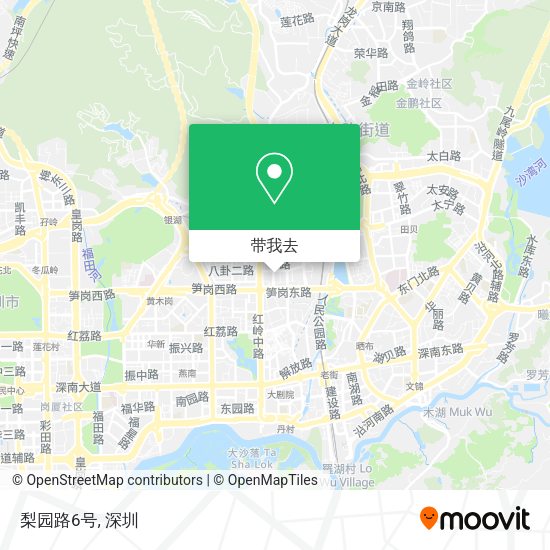 梨园路6号地图