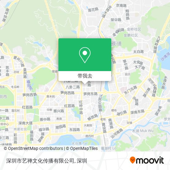 深圳市艺禅文化传播有限公司地图