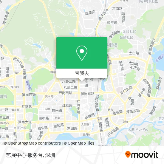 艺展中心-服务台地图