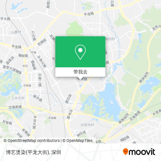 博艺烫染(平龙大街)地图
