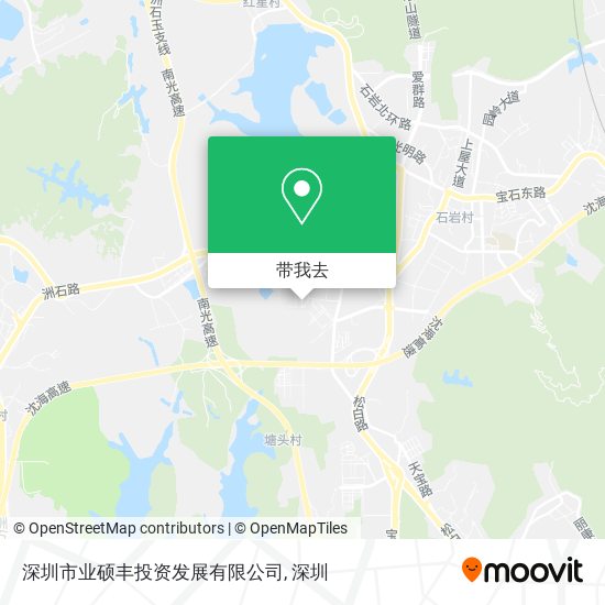 深圳市业硕丰投资发展有限公司地图