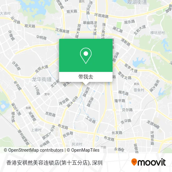 香港安祺然美容连锁店(第十五分店)地图