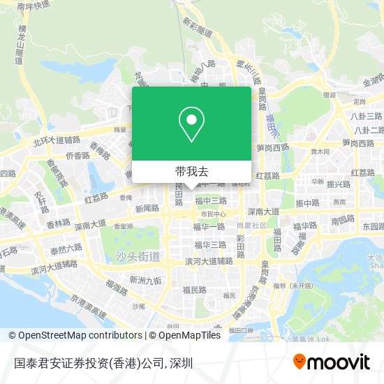 国泰君安证券投资(香港)公司地图