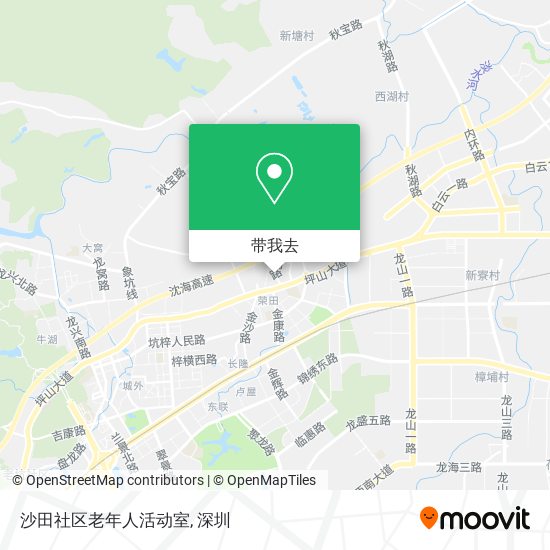 沙田社区老年人活动室地图