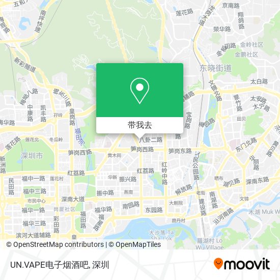 UN.VAPE电子烟酒吧地图