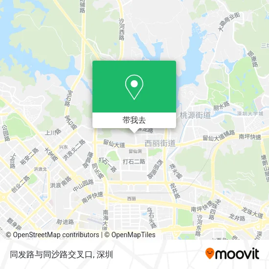 同发路与同沙路交叉口地图