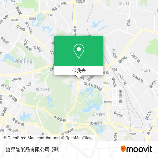 捷昇隆纸品有限公司地图