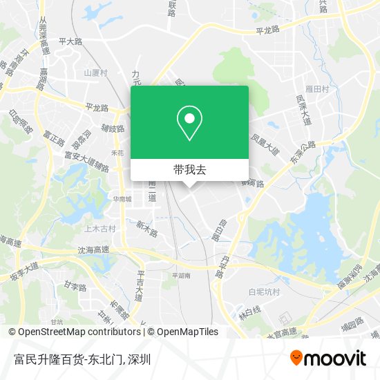 富民升隆百货-东北门地图