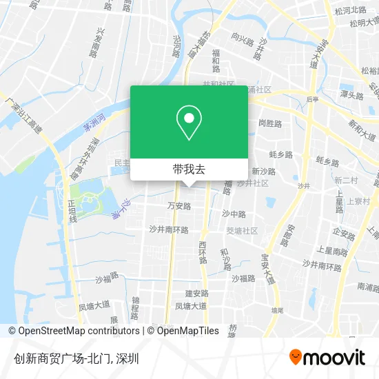 创新商贸广场-北门地图