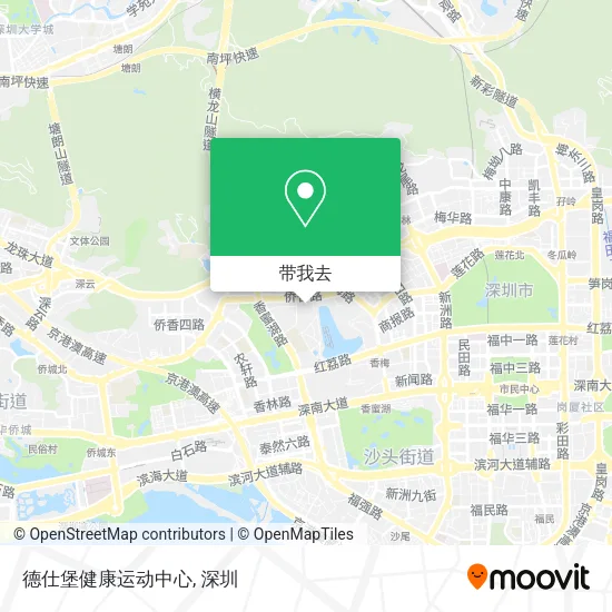 德仕堡健康运动中心地图