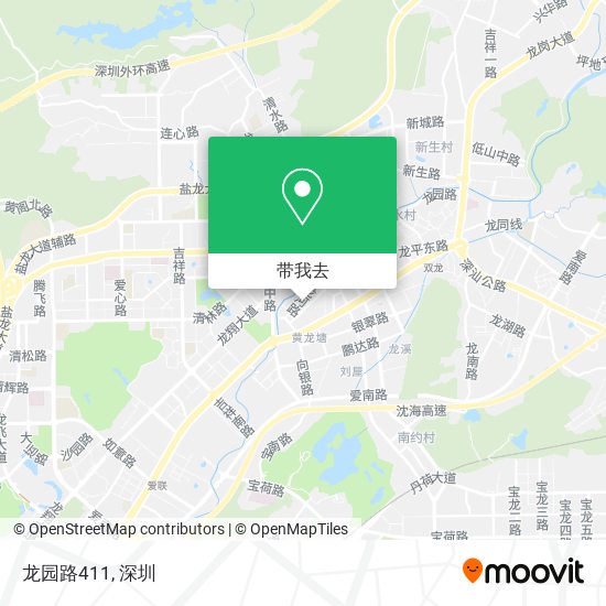 龙园路411地图