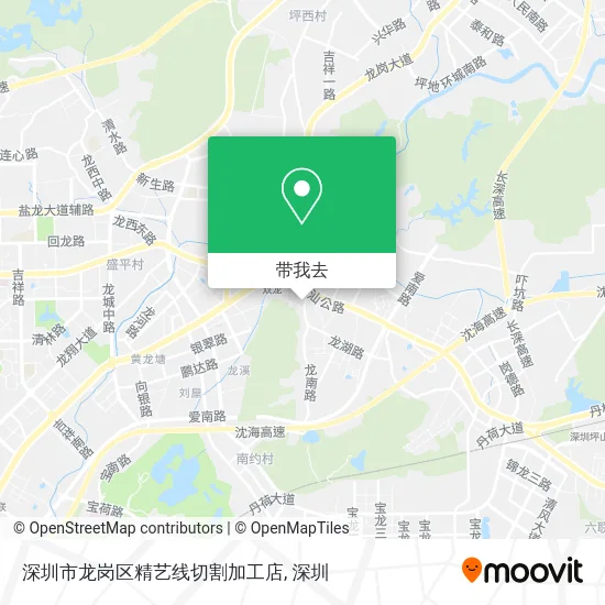 深圳市龙岗区精艺线切割加工店地图