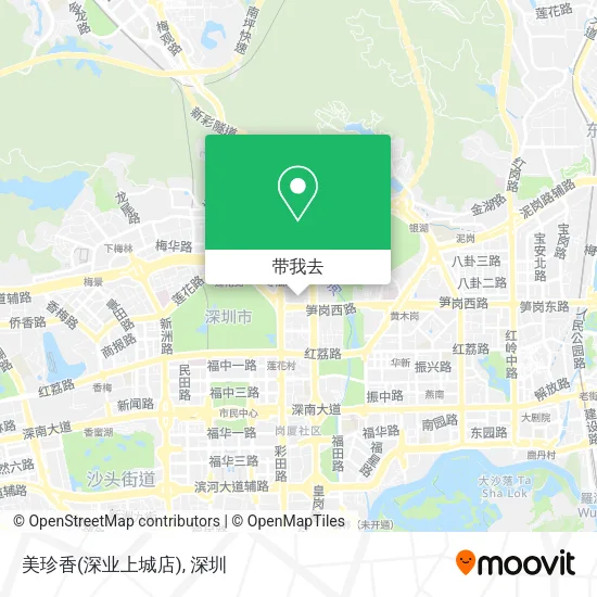 美珍香(深业上城店)地图