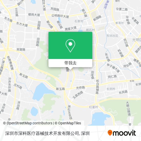 深圳市深科医疗器械技术开发有限公司地图