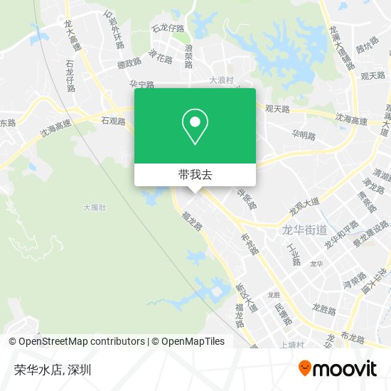 荣华水店地图