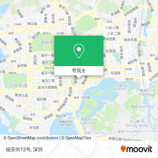 福安街12号地图