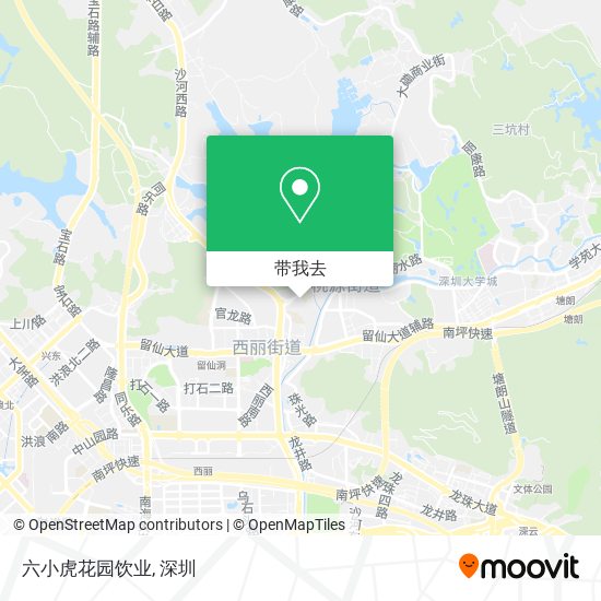 六小虎花园饮业地图