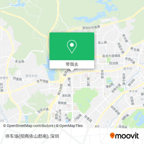 停车场(招商依山郡南)地图