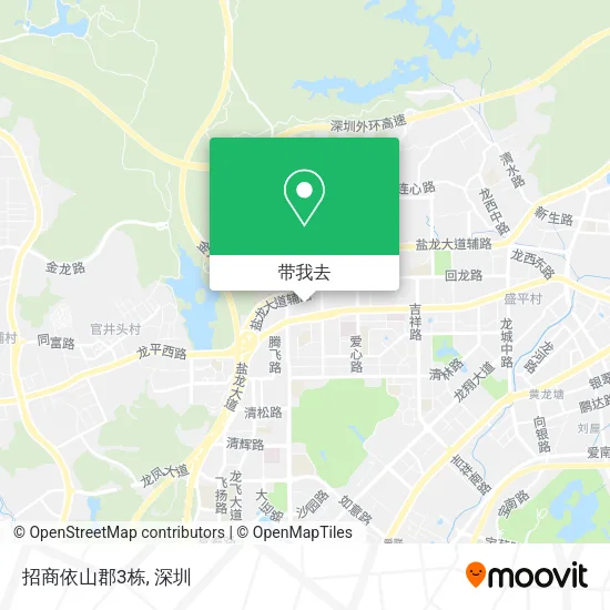 招商依山郡3栋地图
