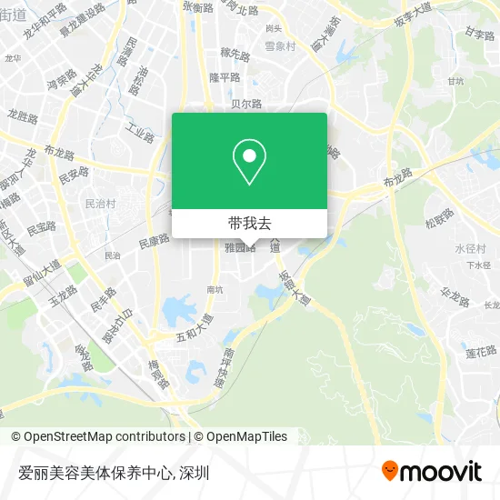 爱丽美容美体保养中心地图