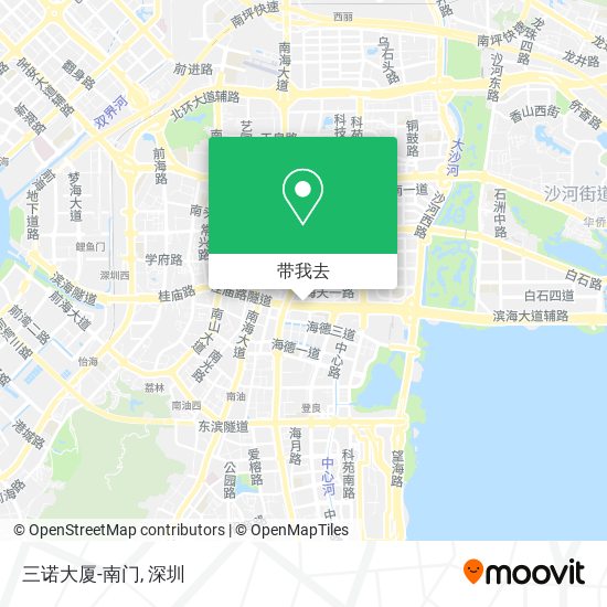 三诺大厦-南门地图