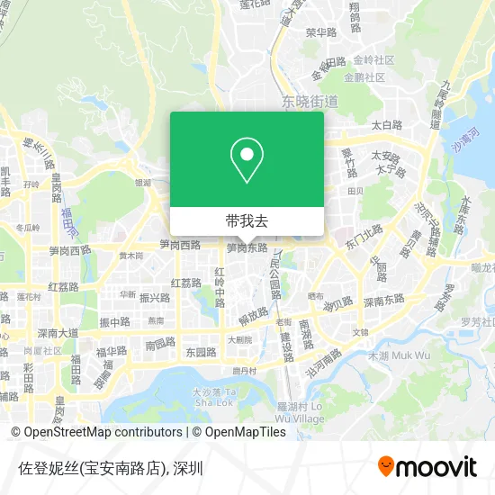 佐登妮丝(宝安南路店)地图
