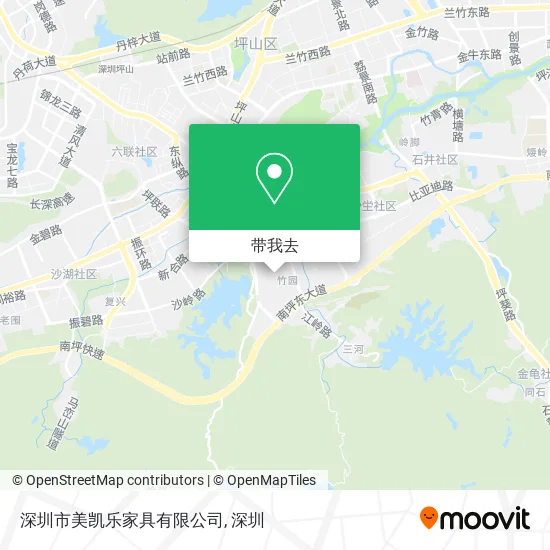 深圳市美凯乐家具有限公司地图