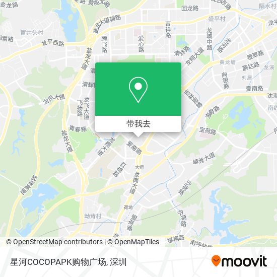 星河COCOPAPK购物广场地图