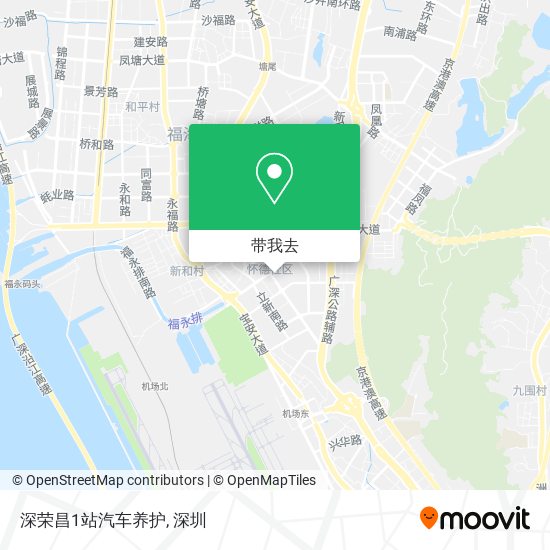 深荣昌1站汽车养护地图