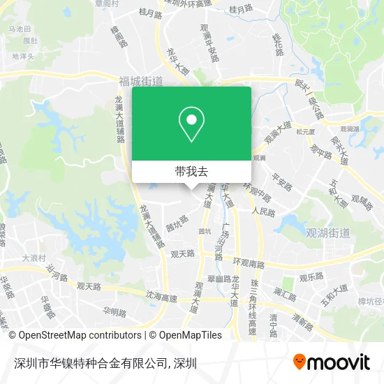 深圳市华镍特种合金有限公司地图