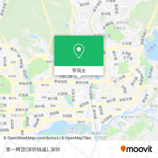 第一网贷(深圳钱诚)地图