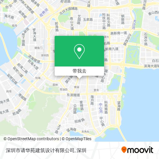 深圳市请华苑建筑设计有限公司地图