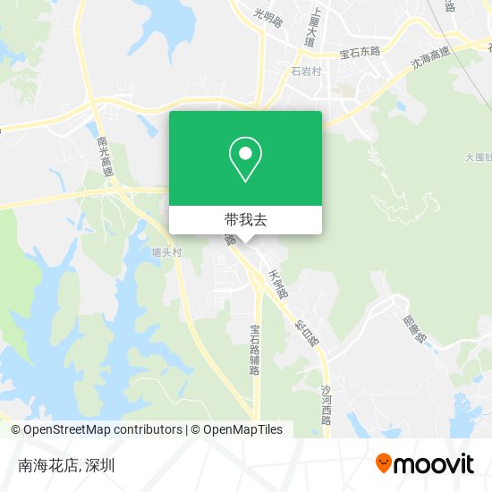 南海花店地图