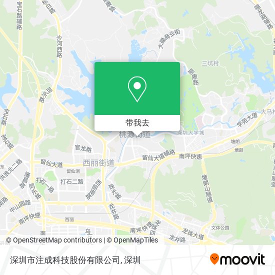 深圳市注成科技股份有限公司地图