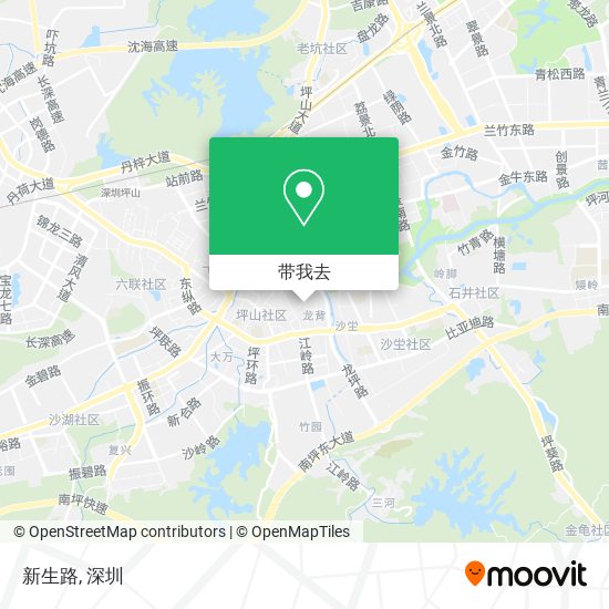 新生路地图
