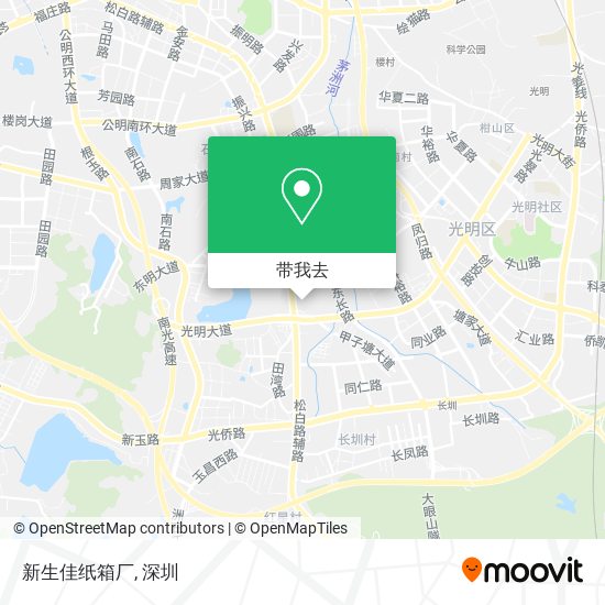 新生佳纸箱厂地图