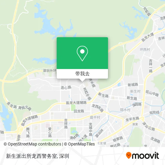 新生派出所龙西警务室地图