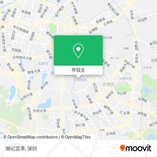 御记贡茶地图