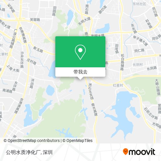 公明水质净化厂地图