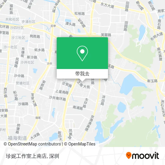 珍妮工作室上南店地图