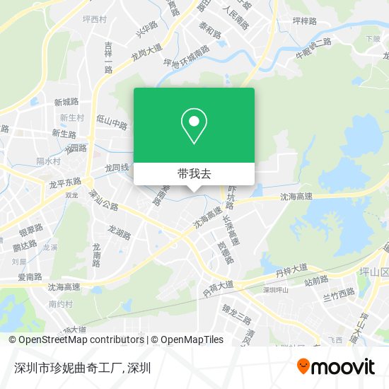 深圳市珍妮曲奇工厂地图