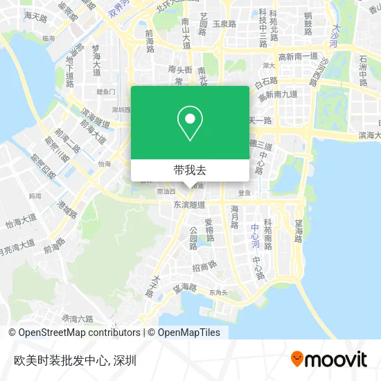 欧美时装批发中心地图